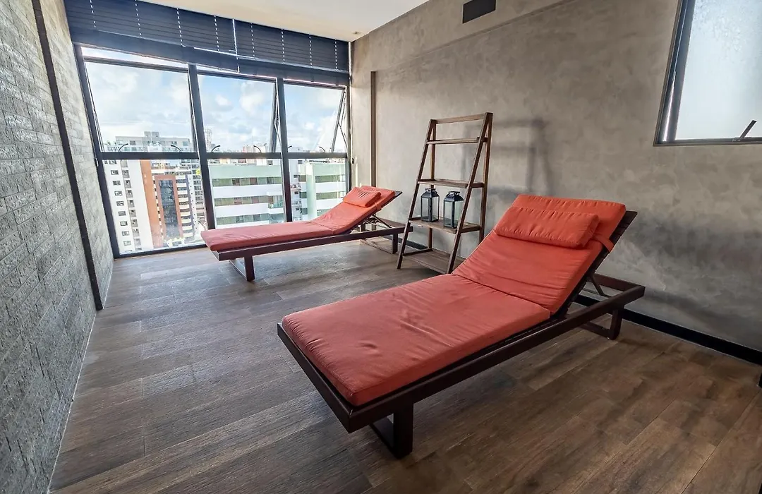 Studio/Estudio Top - Praia 200M & Lazer Incrivel / Stylish Studio - 200M Beach & Great Amenites-1
