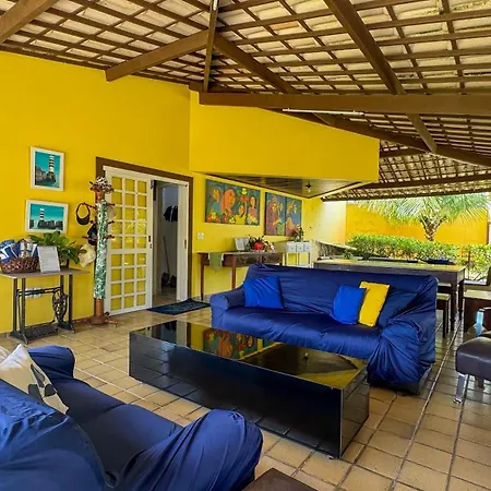 Casa à Beira Mar, piscina e 4 suítes na praia de Ipioca-Maceió-AL - Vila Ipioca-3