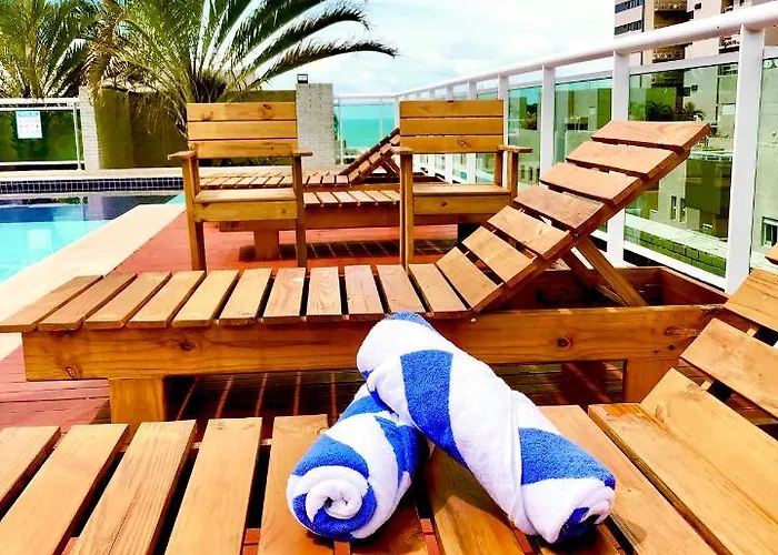 Pet friendly Apt Em Condominio De Luxo A Beira Mar De Jatiuca Maceio 