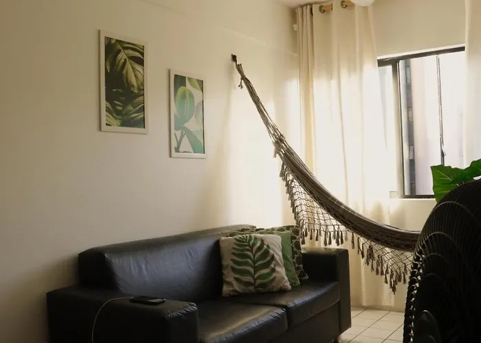Pet friendly Apartamento Calmo E Aconchegante - 80 Metros Da Praia De Maceio, Alagoas
