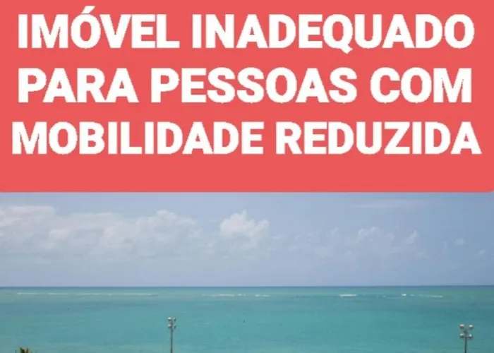 Na Beira Mar: Pajuçara Beachfront Apartment with Ocean View Maceio 