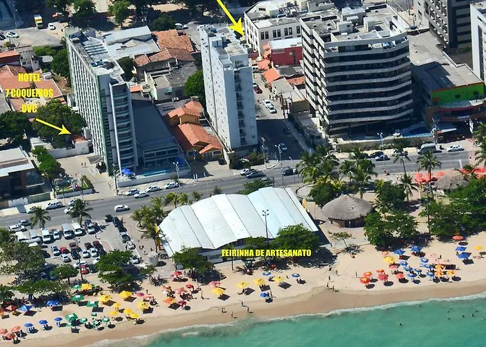 Beach hotels in Ponta Verde, Maceio (Alagoas)