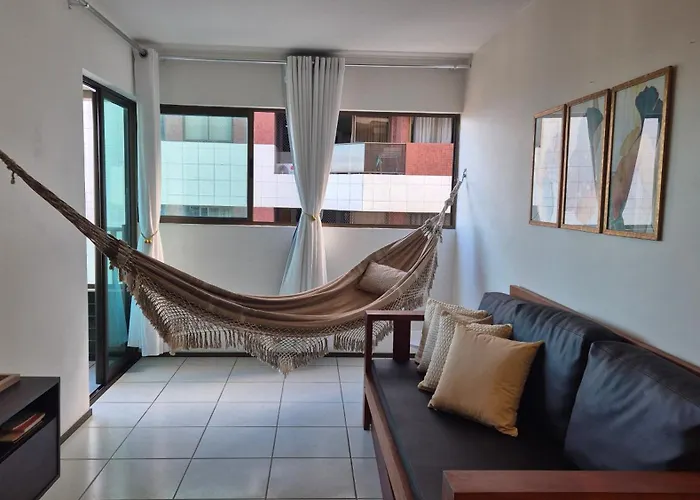 Maceio Ferias Apto Com Varanda Vista Mar